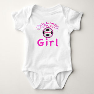 Body Soccer Personnalisé Fille Bébé Vêtements Nom du bé