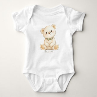 Body Soft Neutral Bear Baby Keepsake