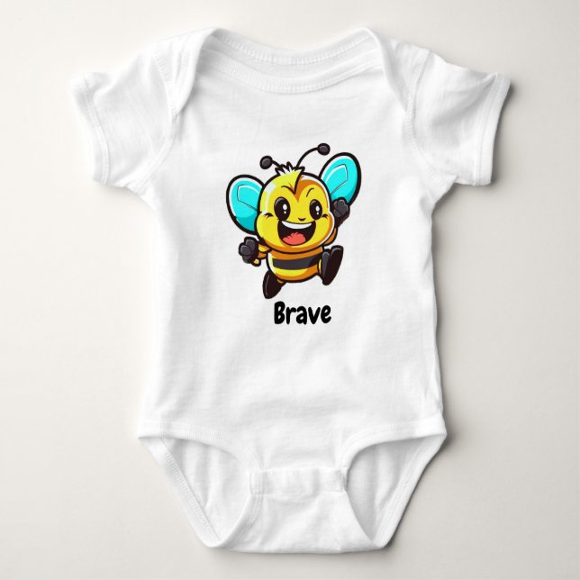 Body Sois courageuse abeille  (Devant)