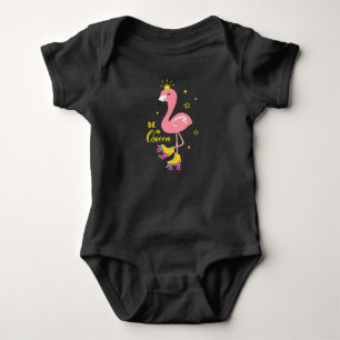Body Sois une Reine Flamingo Rose Skate Roller Femmes F