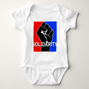 Body SOLIDARITÉ en rouge, blanc, le bleu et le noir