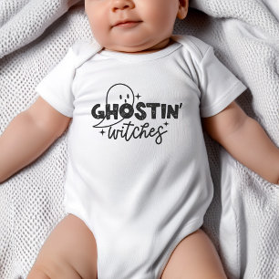 Body Sorcières Ghosting Halloween Baby Shirt Bodysuit