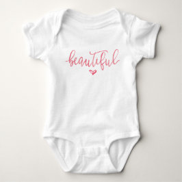 Body SORTIE DE BÉBÉ SUR SITE | Beau Script rose moderne