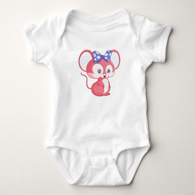 Body Souris adorable : T-shirt bébé avec conception de  (Devant)