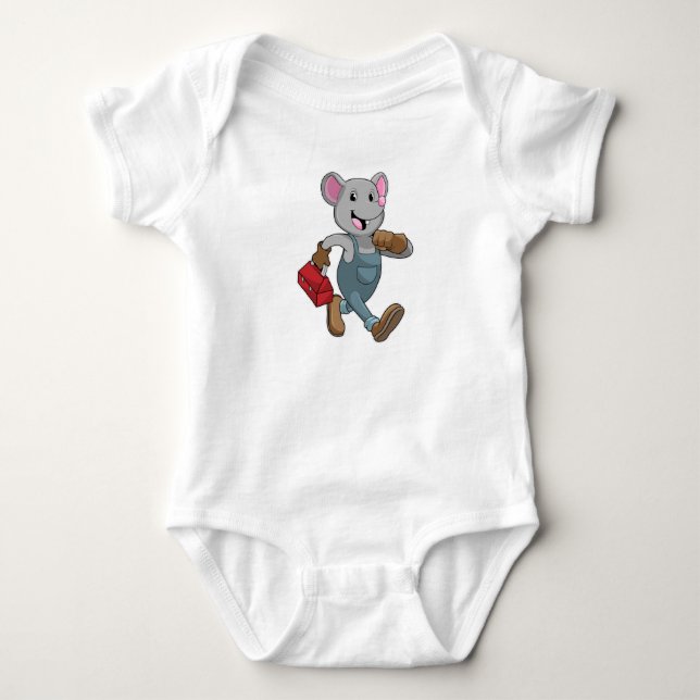 Body Souris comme homme de main avec Boîte à outils (Devant)