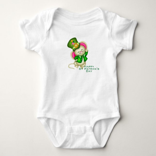 Body Souris de la Saint Patrick (Devant)