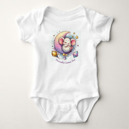 Body Souris mignonne personnalisée dormant sur une demi