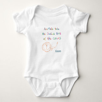 Body "Sourit" la campagne Babygro de cirque
