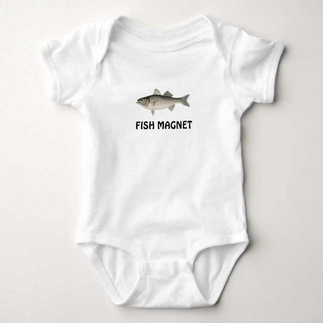 Body Sous-shirt bébé Fish Magnet (Devant)