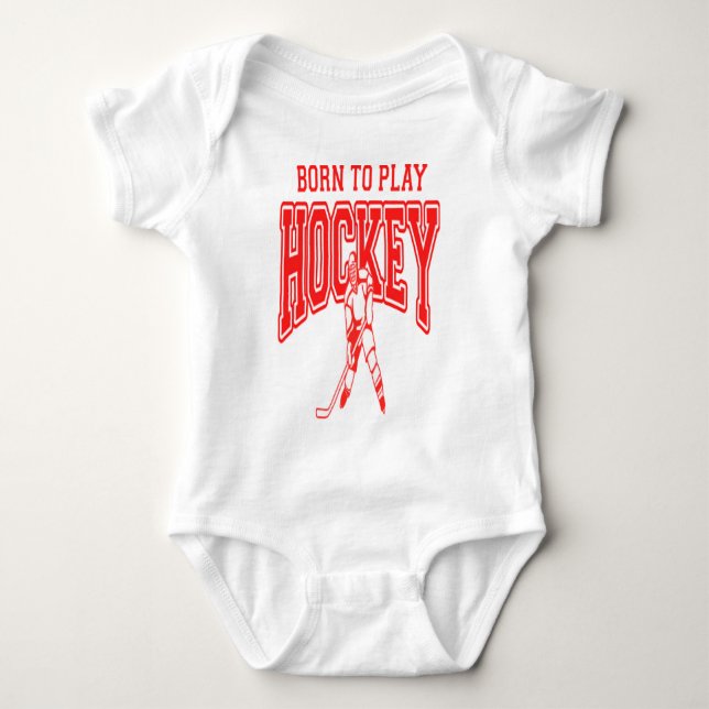 Body Soutenu pour jouer à l'hockey (rouge) (Devant)