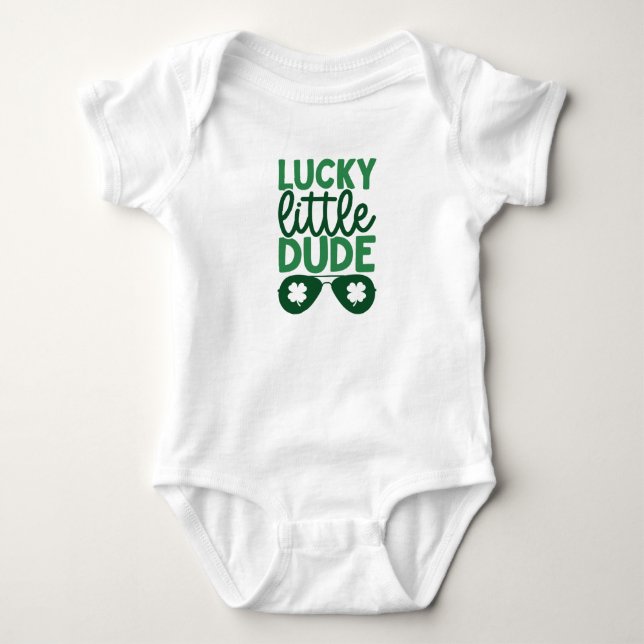 Body St. Patricks Day Cute Lucky Little Dude Boy (Devant)