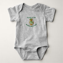 St. Patrick's Kiss Me Teddy Bear Bodysuit
