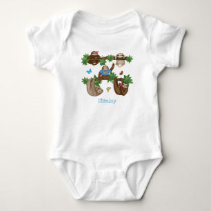 Body Stanley Sloth personnalisées couleur bleue