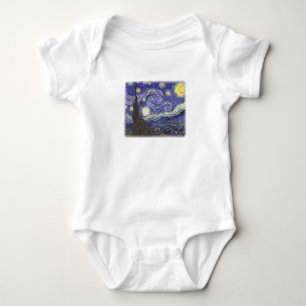 Body Starry Night by Van Gogh bébé creeper