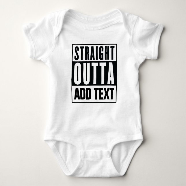 Body Stright Outta - Ajoutez Votre Propre Texte Ici (Devant)