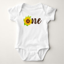 Sunflower Rustic Country 1er Anniversaire Fête Béb