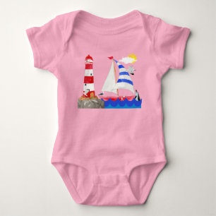 Body Sunny Sailing Ocean Adventure Voilier Phare