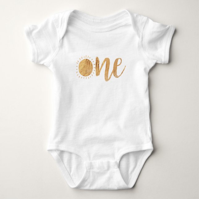 Body Sunshine 1er anniversaire Sun Baby Bodysuit (Devant)