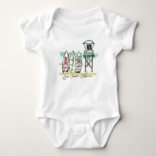 Body Surf San Clemente Baby Bodysuit