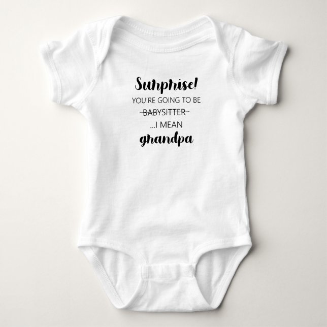 Body Surprise, tu vas devenir grand-père baby-sitter (Devant)