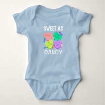 Sweet As Candy Saint Valentin Bodysuit pour bébé