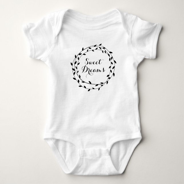 Body Sweet Dreams Sleep Coeur Serré Wreath Baby Girl (Devant)