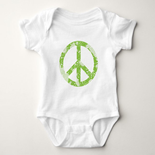 Body Symbole de paix (vert) (Devant)