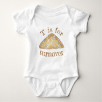 T est pour TURNOVER Apple Pastry Alphabet ABC