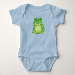 Body T-Rex Dinosaur Baby shower Bleu