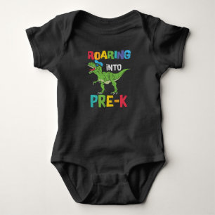 Body T-Rex dinosaure rugissant de rentrée en maternelle
