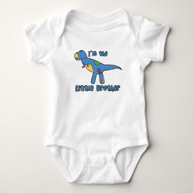 Body T-Rex Je suis le petit frère vêtement (Devant)