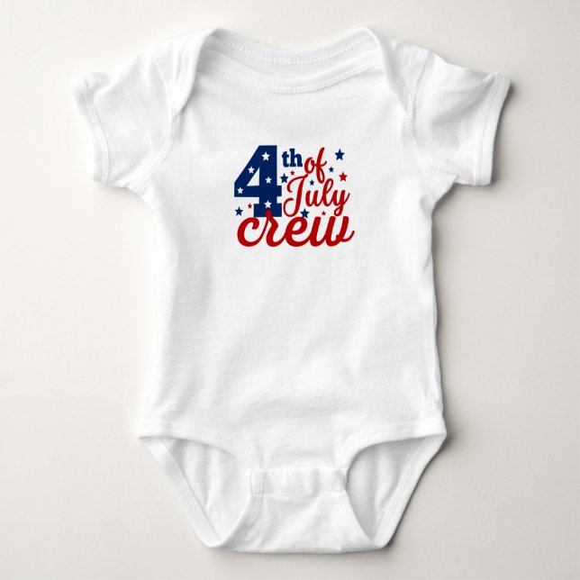 Body T-shirt 4 juillet (Devant)
