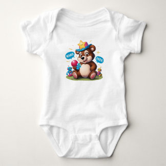 Body T-Shirt à l'ours en peluche mignon