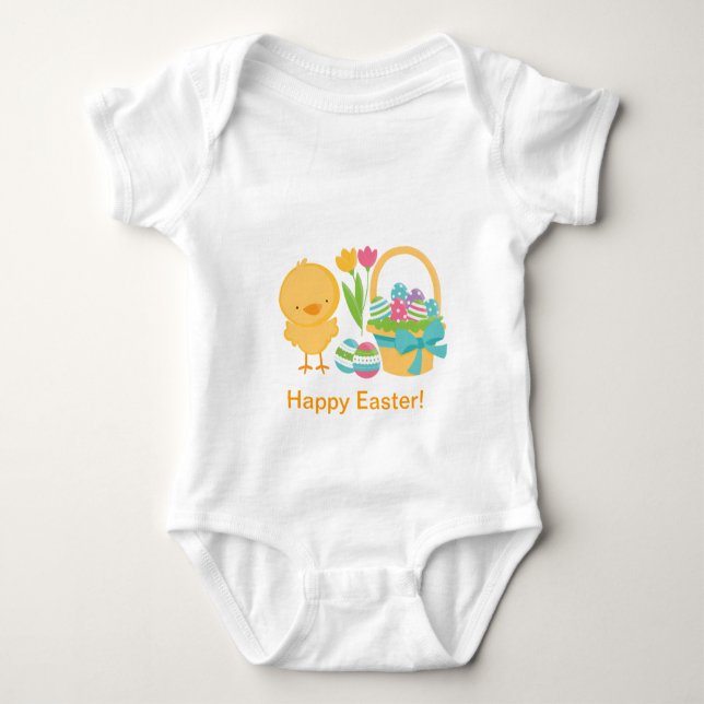 Body T-shirt adorable de Pâques pour des bébés (Devant)