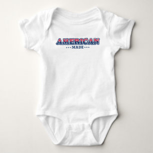 Body T-shirt américain, Fier, Patriotique