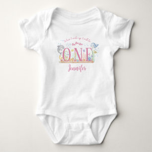 Body T-Shirt Anniversaire Fille Licorne Aquarelle Sous 