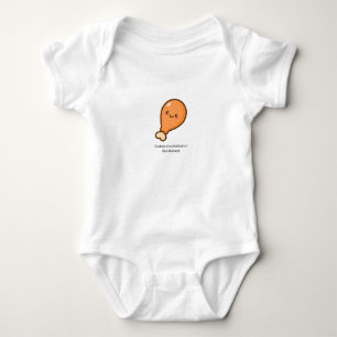 Body T-shirt bébé avec cuisse de tambour la plus mignon