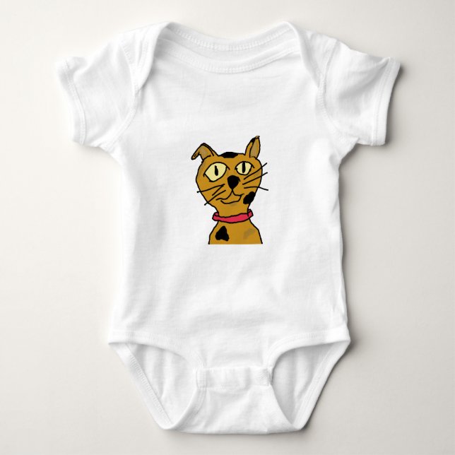 Body T-shirt bébé Catitude (Devant)
