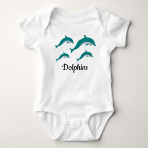 Body T-shirt bébé dauphin