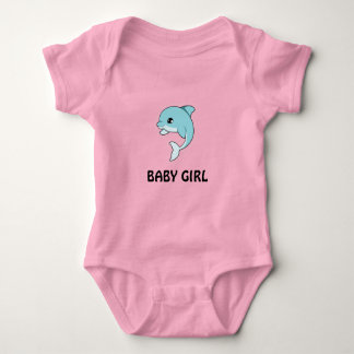 Body T-shirt bébé dauphin