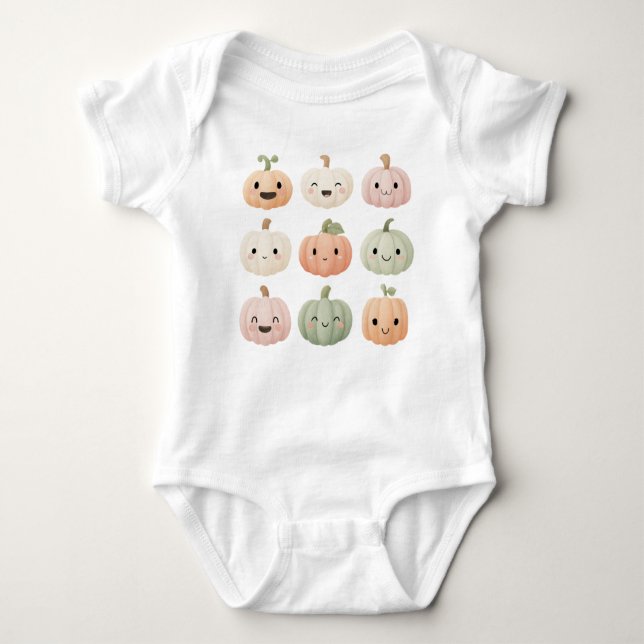 Body T-shirt bébé d'Halloween (Devant)
