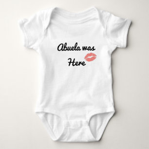 Body T-shirt bébé drôle avec baiser au rouge à lèvres '