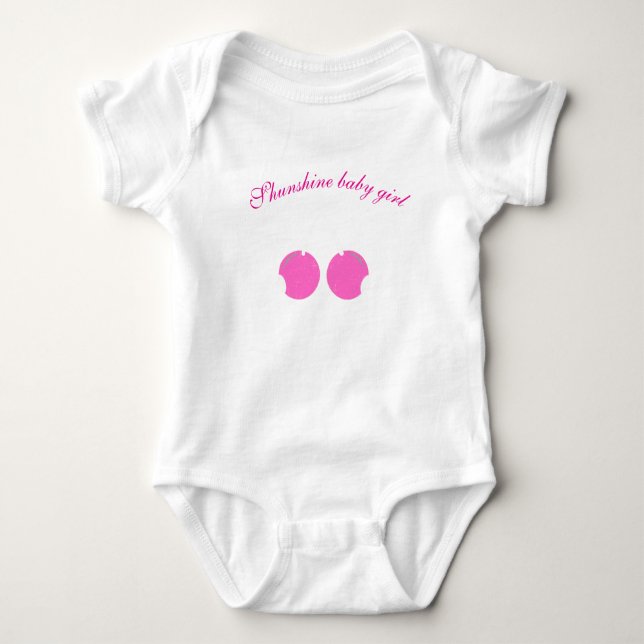 Body T-Shirt bébé fille Shunshine (Devant)