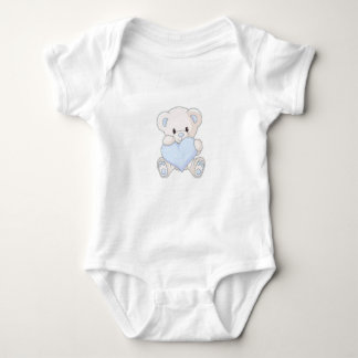 Body T-shirt bébé garçon avec un ours imprimer