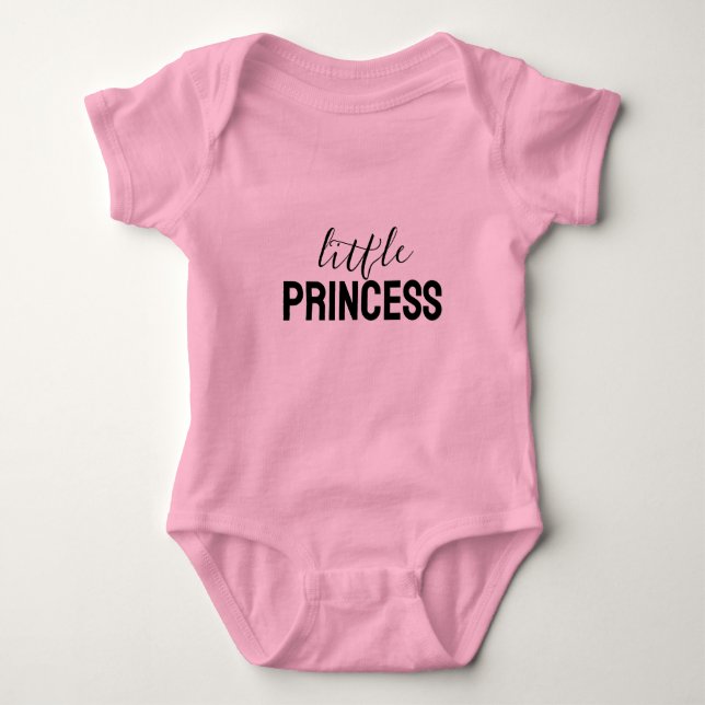 Body T-shirt bébé Little Princess (Devant)