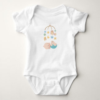 Body T-shirt bébé mignon avec étoiles