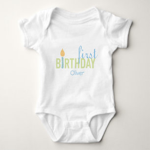 Body T-shirt bébé premier anniversaire