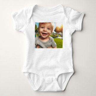 Body T-shirt bébé souriant