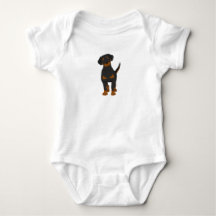 T-shirt Chien Bodysuit pour bébé