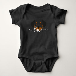 Body T-shirt Chien Bodysuit pour bébé